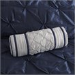 Madison Park Laurel 7-Piece 100 Percent Polyester Polyoni Comforter Set in Navy