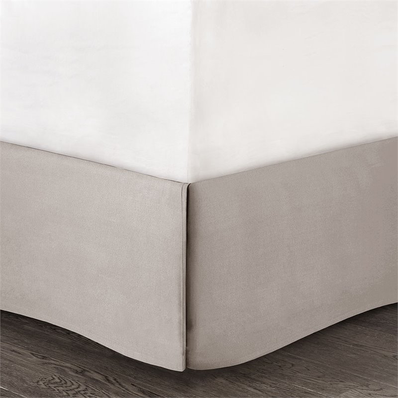 Madison Park Ava 7-Piece Polyester Chenille Pieced Comforter Set in Beige