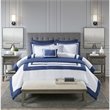 Madison Park Heritage 8-Piece Polyester Microfiber Comforter Set in Navy