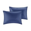 Madison Park Heritage 8-Piece Polyester Microfiber Comforter Set in Navy