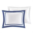 Madison Park Heritage 8-Piece Polyester Microfiber Comforter Set in Navy