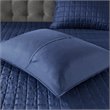 Madison Park Heritage 8-Piece Polyester Microfiber Comforter Set in Navy