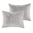 Madison Park Veronica 100 Percent Cotton Tufted Comforter Set in Gray