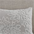 Madison Park Veronica 100 Percent Cotton Tufted Comforter Set in Gray