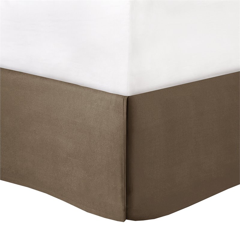 Madison Park Genevieve 7-Piece Polyester Solid Comforter Set in Beige