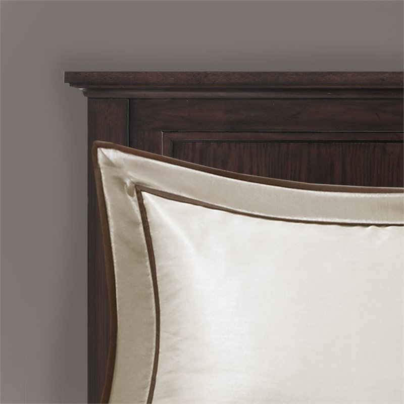 Madison Park Genevieve 7-Piece Polyester Solid Comforter Set in Beige