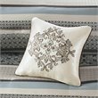 Madison Park Princeton 7-Piece Polyester Jacquard Comforter Set in Blue