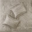 Madison Park Walter 7-Piece Polyester Printed Seersucker Comforter Set in Beige