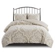 Madison Park Viola 100 Percent Cotton Tufted Comforter Set in Beige