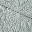 Madison Park 100 Percent Polyester Microfiber Oversized Quilted Throw in Green