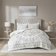 Madison Park Violette 100 Percent Cotton Tufted Comforter Set in Ivory