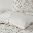 Madison Park Violette 100 Percent Cotton Tufted Comforter Set in Ivory