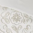 Madison Park Violette 100 Percent Cotton Tufted Comforter Set in Ivory