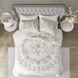 Madison Park Violette 100 Percent Cotton Tufted Comforter Set in Ivory