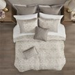 Madison Park Emilia 12-Piece 100 Percent Polyester Comforter Set in Brown