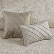 Madison Park Emilia 12-Piece 100 Percent Polyester Comforter Set in Brown