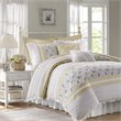 Madison Park Dawn 9-Piece Polyester Cotton Percale Comforter Set in Yellow