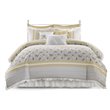 Madison Park Dawn 9-Piece Polyester Cotton Percale Comforter Set in Yellow