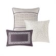 Madison Park Rhapsody 7-Piece Polyester Jacquard Comforter Set in Purple