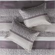 Madison Park Rhapsody 7-Piece Polyester Jacquard Comforter Set in Purple