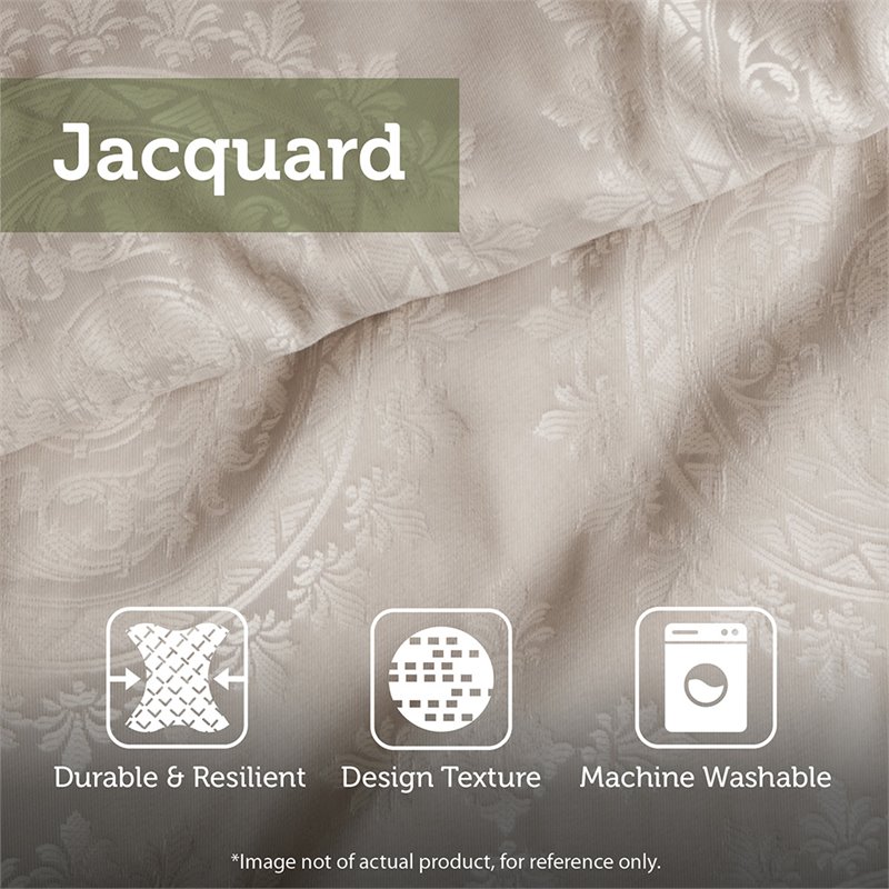 madison park bennett 7-piece polyester jacquard comforter set in navy