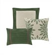 Madison Park Palmer 7-Piece 100 Percent Polyester Comforter Set in Green