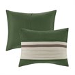 Madison Park Palmer 7-Piece 100 Percent Polyester Comforter Set in Green