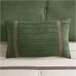 Madison Park Palmer 7-Piece 100 Percent Polyester Comforter Set in Green