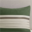 Madison Park Palmer 7-Piece 100 Percent Polyester Comforter Set in Green