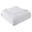 Madison Park 100 Percent Polyester Microfiber Oversized Quilted Throw in White