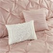 Madison Park Essentials Joella 24-Piece Polyester Tufted Comforter Set in Pink