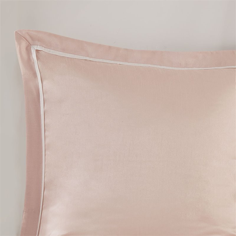 Madison Park Essentials Joella 24-Piece Polyester Tufted Comforter Set in Pink