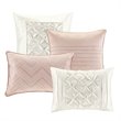 Madison Park Essentials Joella 24-Piece Polyester Tufted Comforter Set in Pink