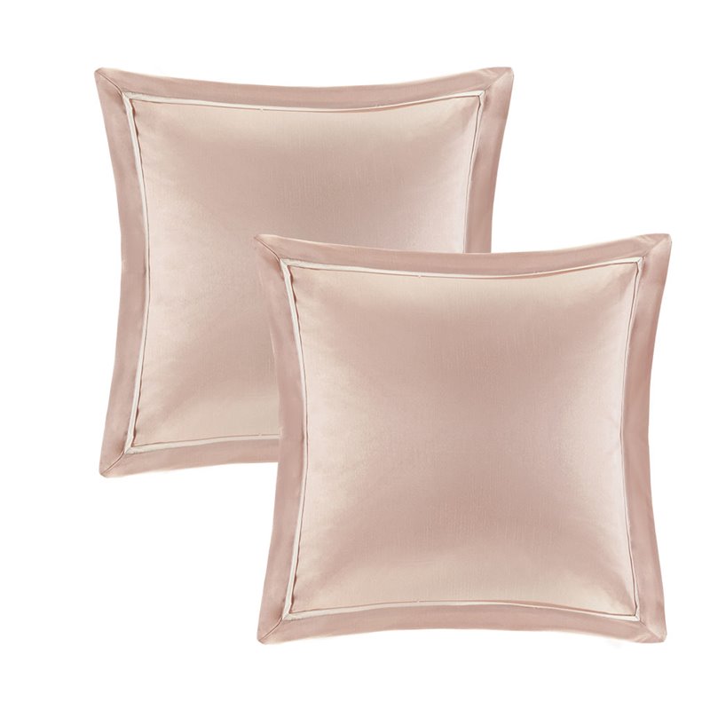 Madison Park Essentials Joella 24-Piece Polyester Tufted Comforter Set in Pink