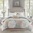 Madison Park Essentials Maible 7-Piece Polyester Comforter Set in Pink