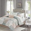 Madison Park Essentials Maible 7-Piece Polyester Comforter Set in Pink