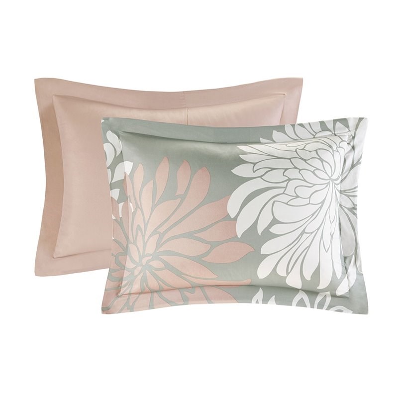 Madison Park Essentials Maible 7-Piece Polyester Comforter Set in Pink