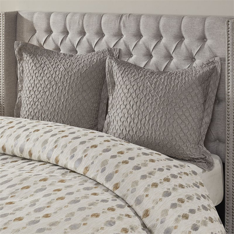 Madison Park Signature Sanctuary 8-Piece Polyester Queen Comforter Set in Beige