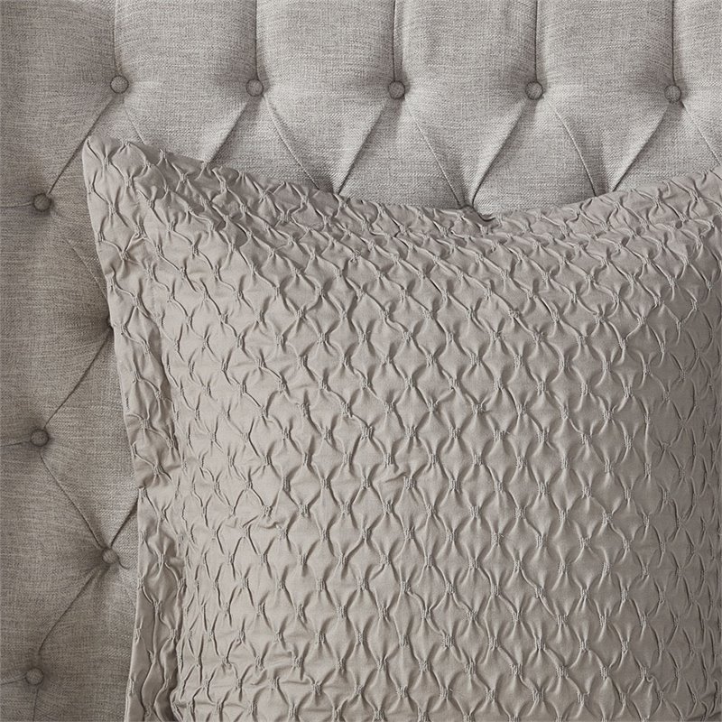 Madison Park Signature Sanctuary 8-Piece Polyester Queen Comforter Set in Beige