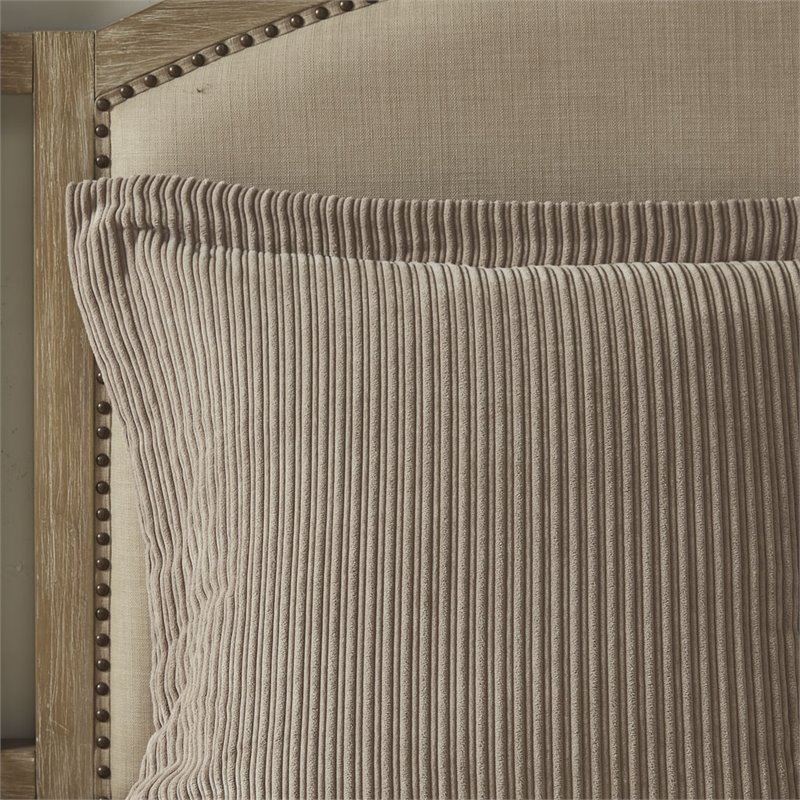 Madison Park Signature Grace 8-Piece Geometric Jacquard Comforter Set in Beige