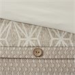 Madison Park Signature Grace 8-Piece Geometric Jacquard Comforter Set in Beige