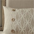 Madison Park Signature Grace 8-Piece Geometric Jacquard Comforter Set in Beige