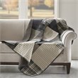 Woolrich Winter Cotton Thread Count Printed Pieced Quilted Throw in Tan