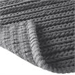 Madison Park Lasso 100 Percent Cotton Chenille Chain Stitch Rug - Charcoal