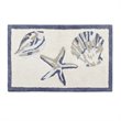Madison Park Bayside 100 Percent Cotton Tufted Rug in Blue Finish