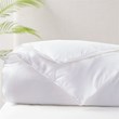 Sleep Philosophy 100 Percent Cotton Sateen Double Insertion Comforter - White
