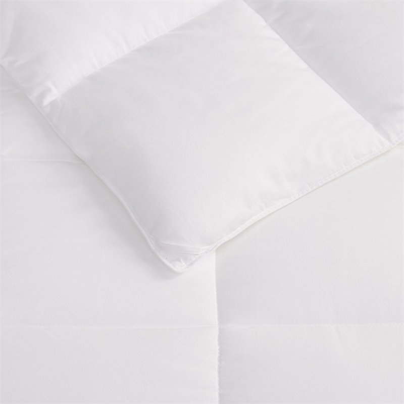 Sleep Philosophy 100 Percent Cotton Double Insertion Comforter in White