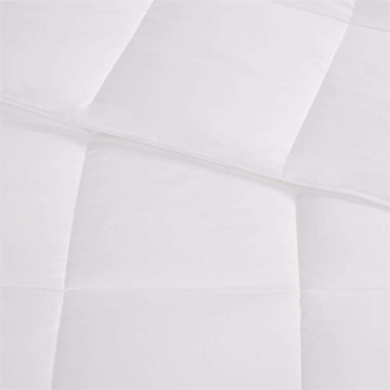 Sleep Philosophy 100 Percent Cotton Double Insertion Comforter in White