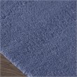 Madison Park Signature Marshmallow 100 Percent Polyester Bath Rug in Navy