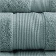 Madison Park Signature 8-Piece 100 Percent Cotton Towel Set in Dusty Green